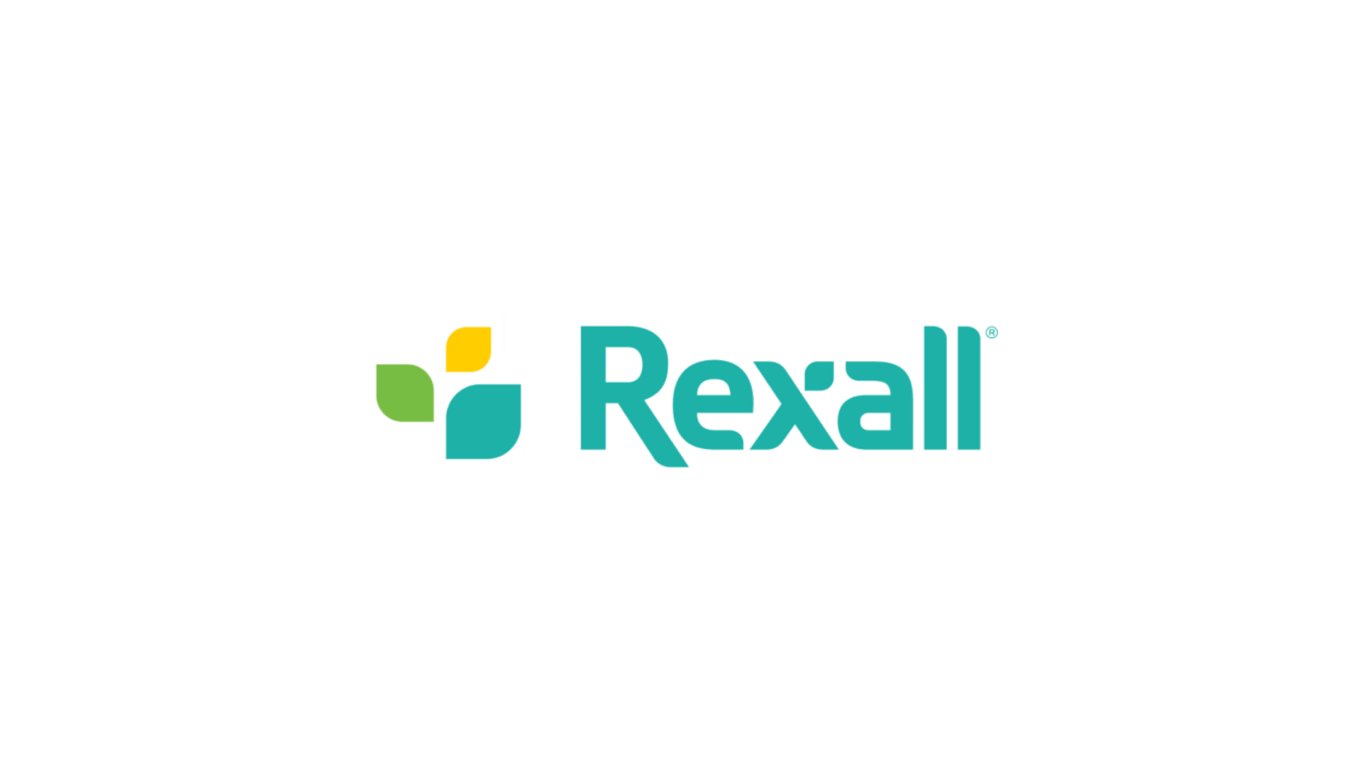 Timmins Care Logo of Rexall with stylized teal text and a symbol featuring three rounded squares, colored yellow, green, and teal, arranged in a leaf-like formation on the left side. Cochrane District Social Services Administration Board