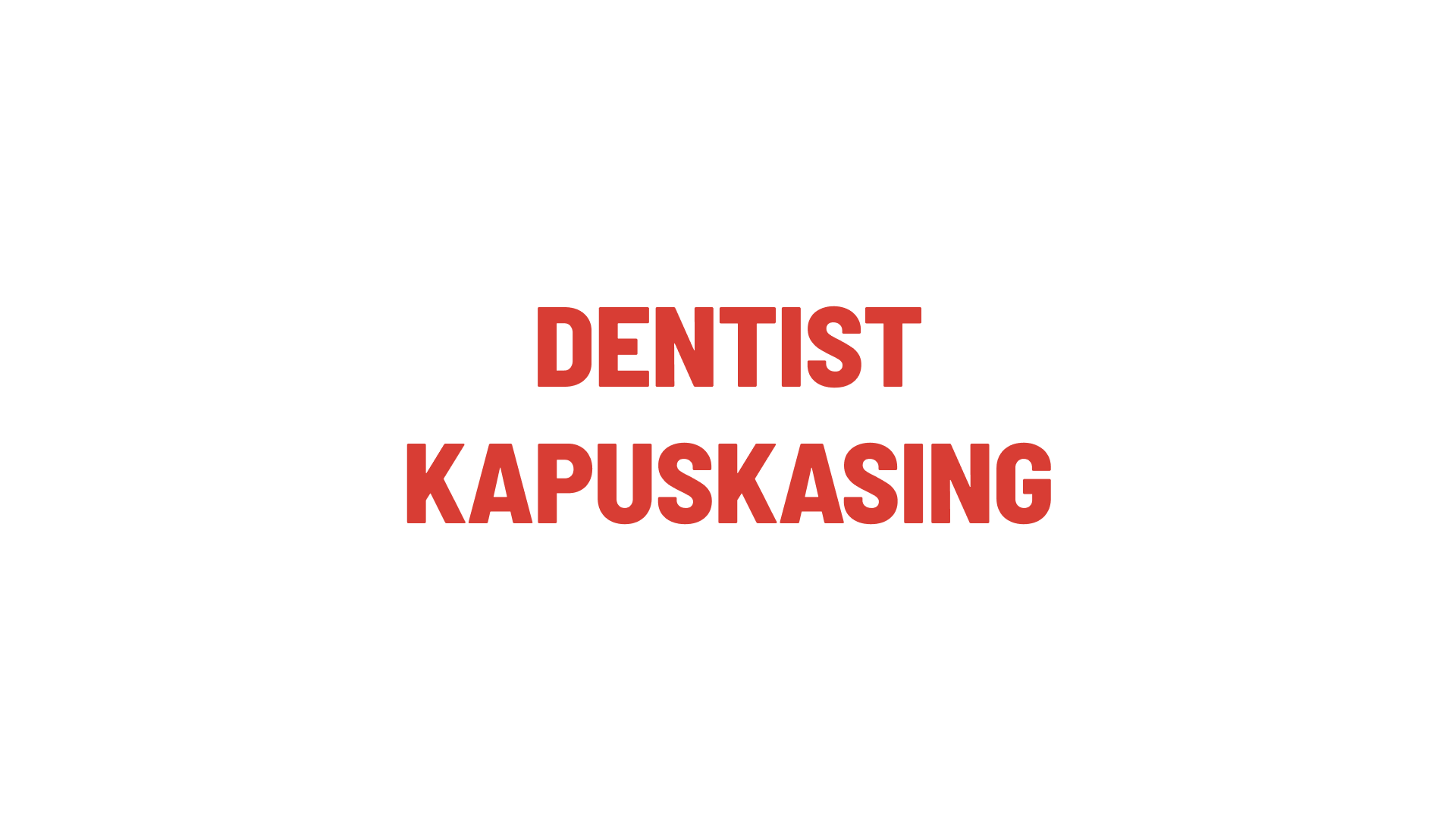 Timmins Care Text in red reads "DENTIST KAPUSKASING" on a white background. Cochrane District Social Services Administration Board