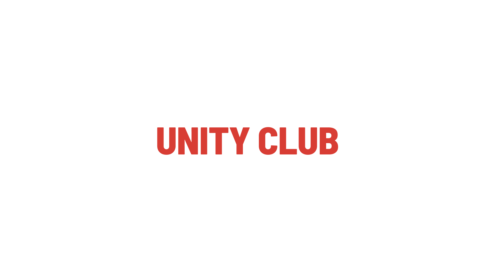 Timmins Care Text "UNITY CLUB" in bold, red capital letters centered on a white background. Cochrane District Social Services Administration Board